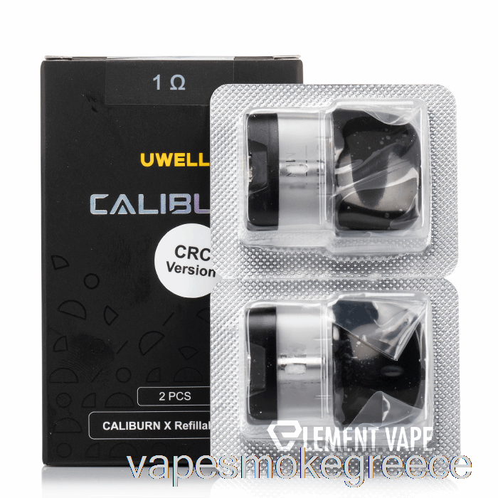 Vape Greece Uwell Caliburn X ανταλλακτικά Pods 3ml Pod + 1,0ohm Coil
